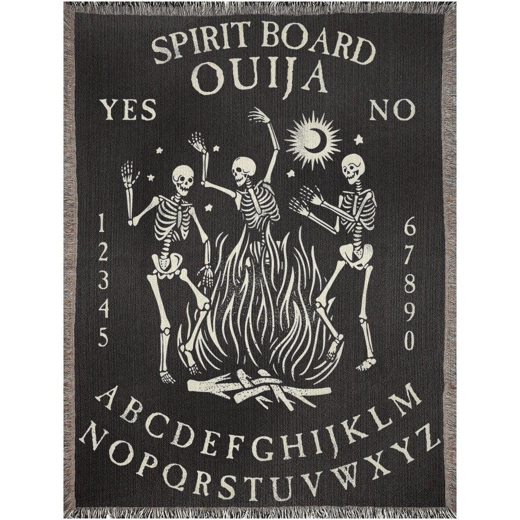 Spirit Board Woven Throw Blanket