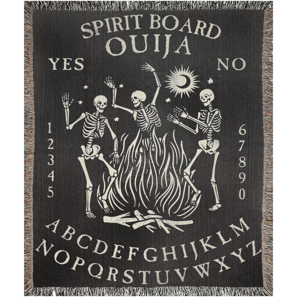 Spirit Board Woven Throw Blanket