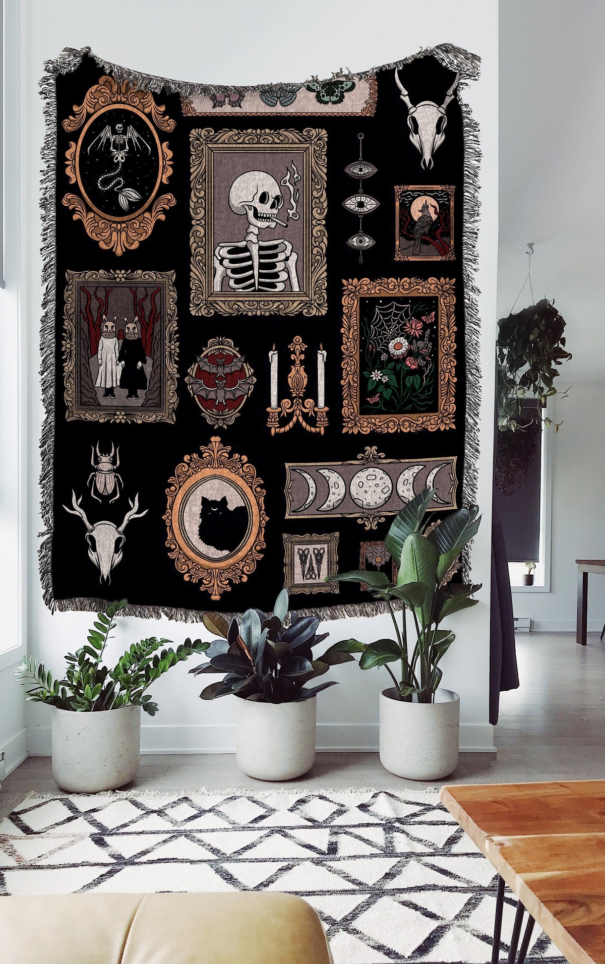 Gallery Wall Throw Blanket