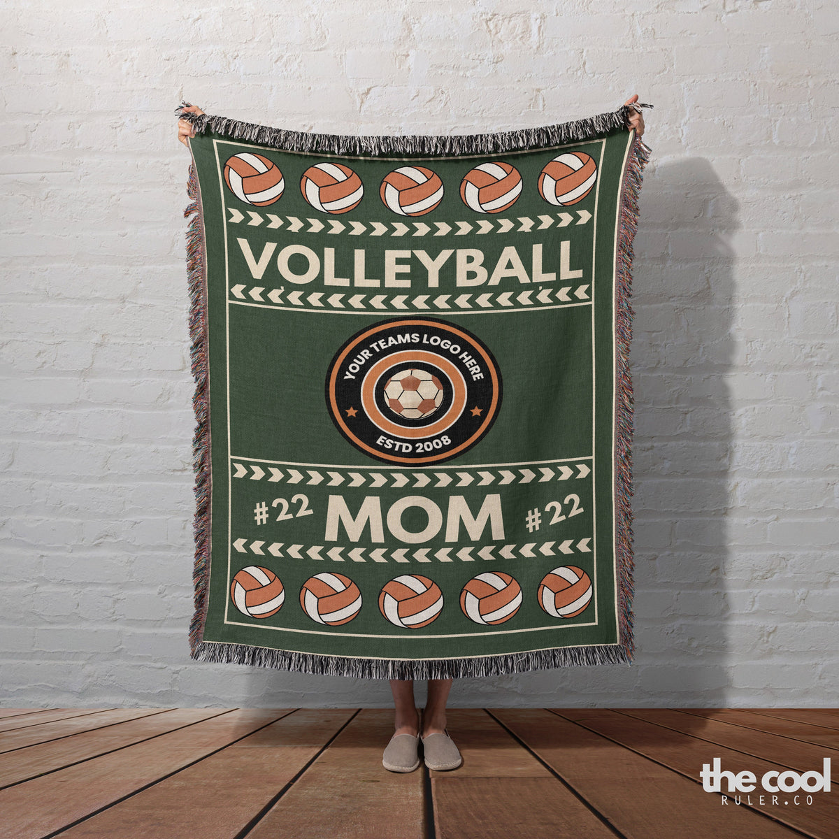 Personalized Volleyball Throw