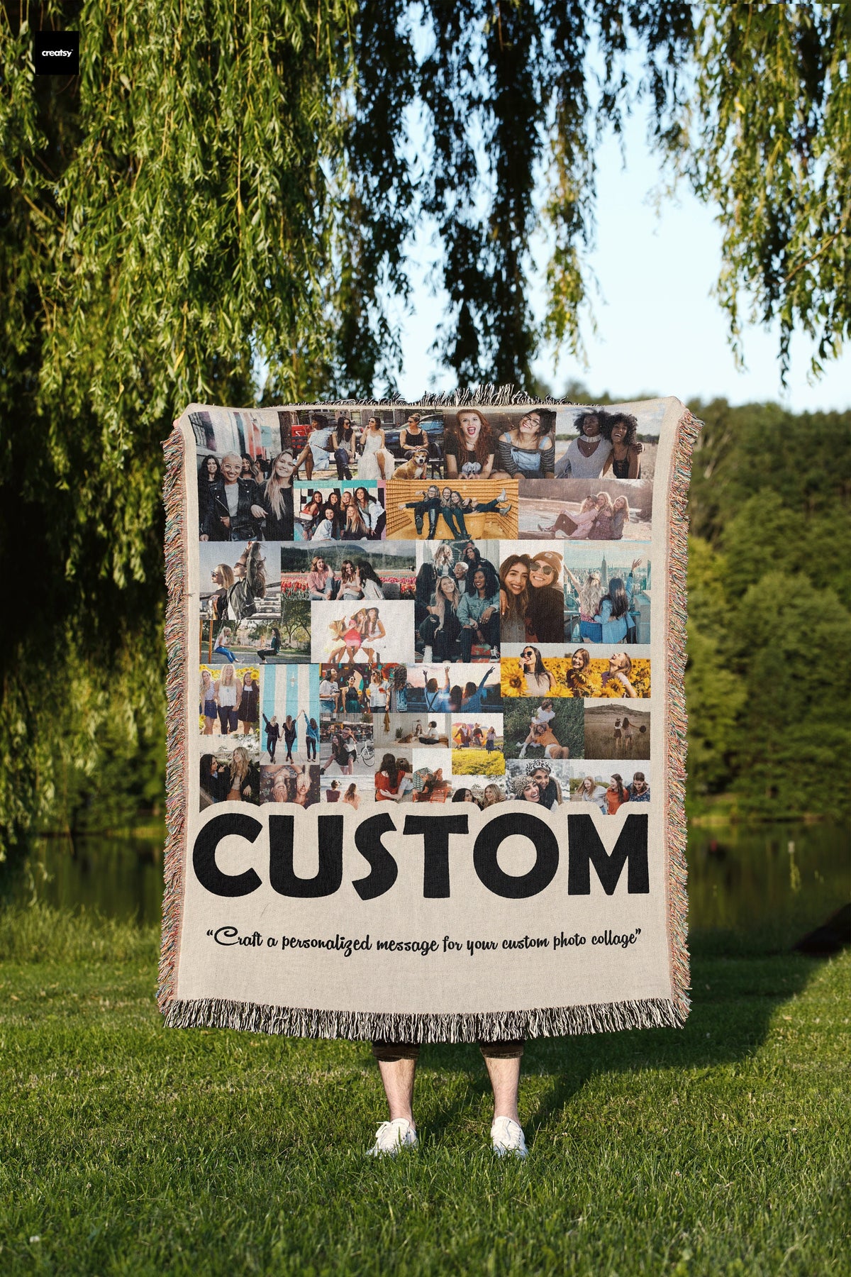 Custom Photo Collage Throw