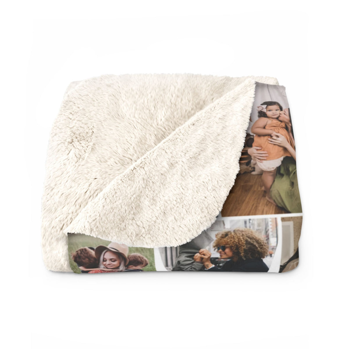 Love Letter Photo Collage Blanket