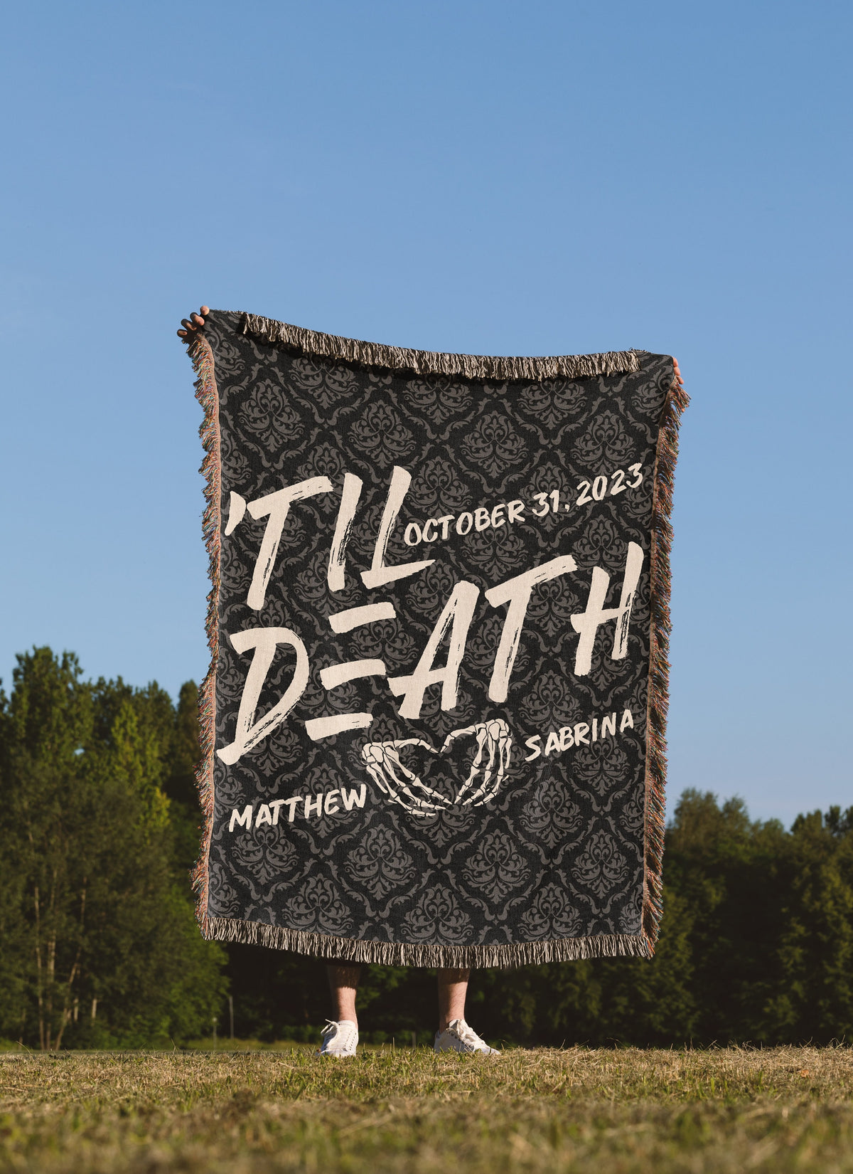 Til Death Do Us Part Throw Blanket