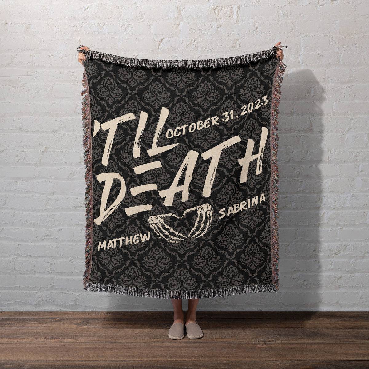 Til Death Do Us Part Throw Blanket