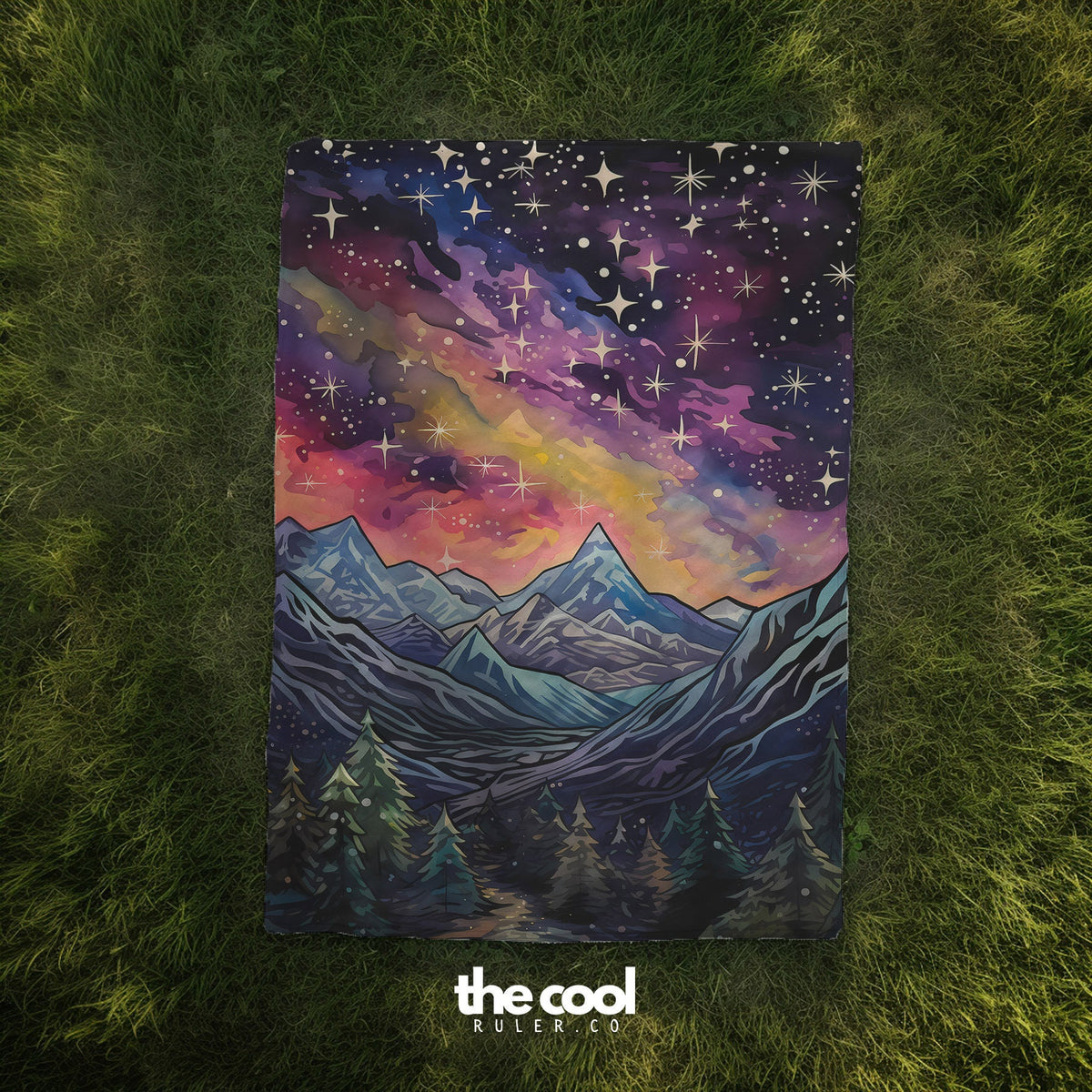 Cosmic Lights Throw Blanket