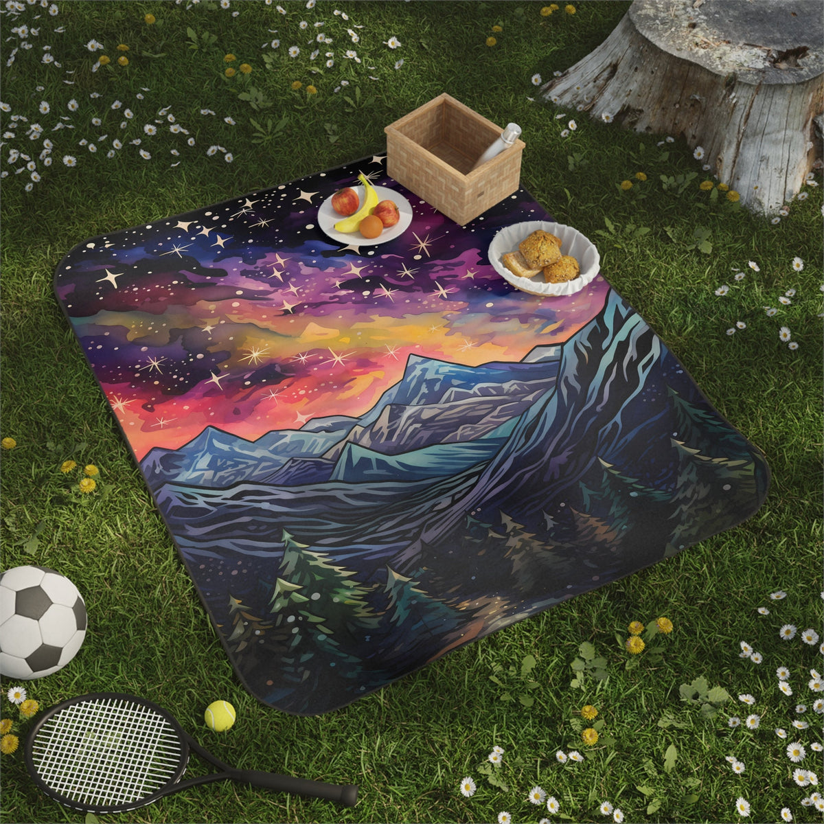 Cosmic Lights Throw Blanket