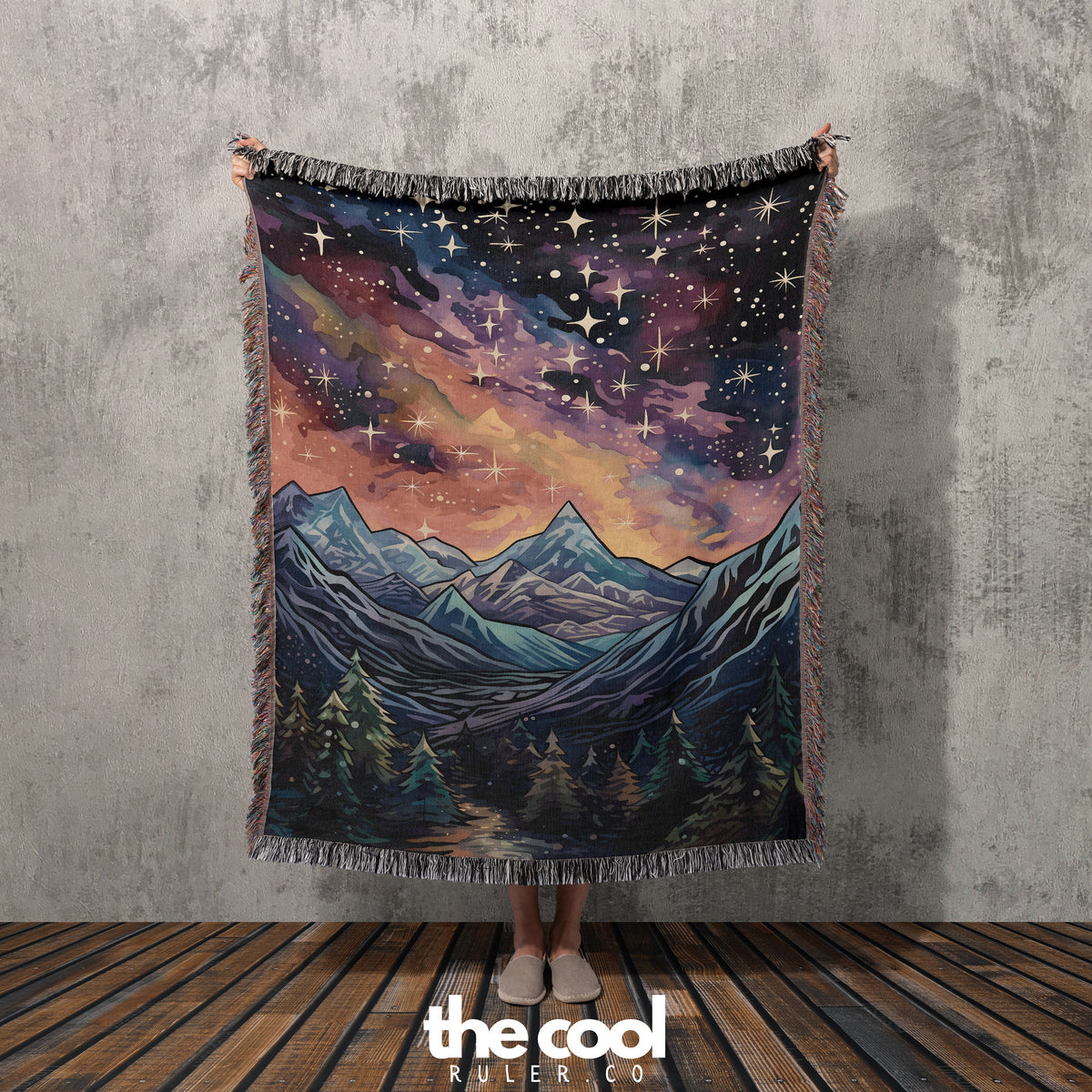 Cosmic Lights Throw Blanket