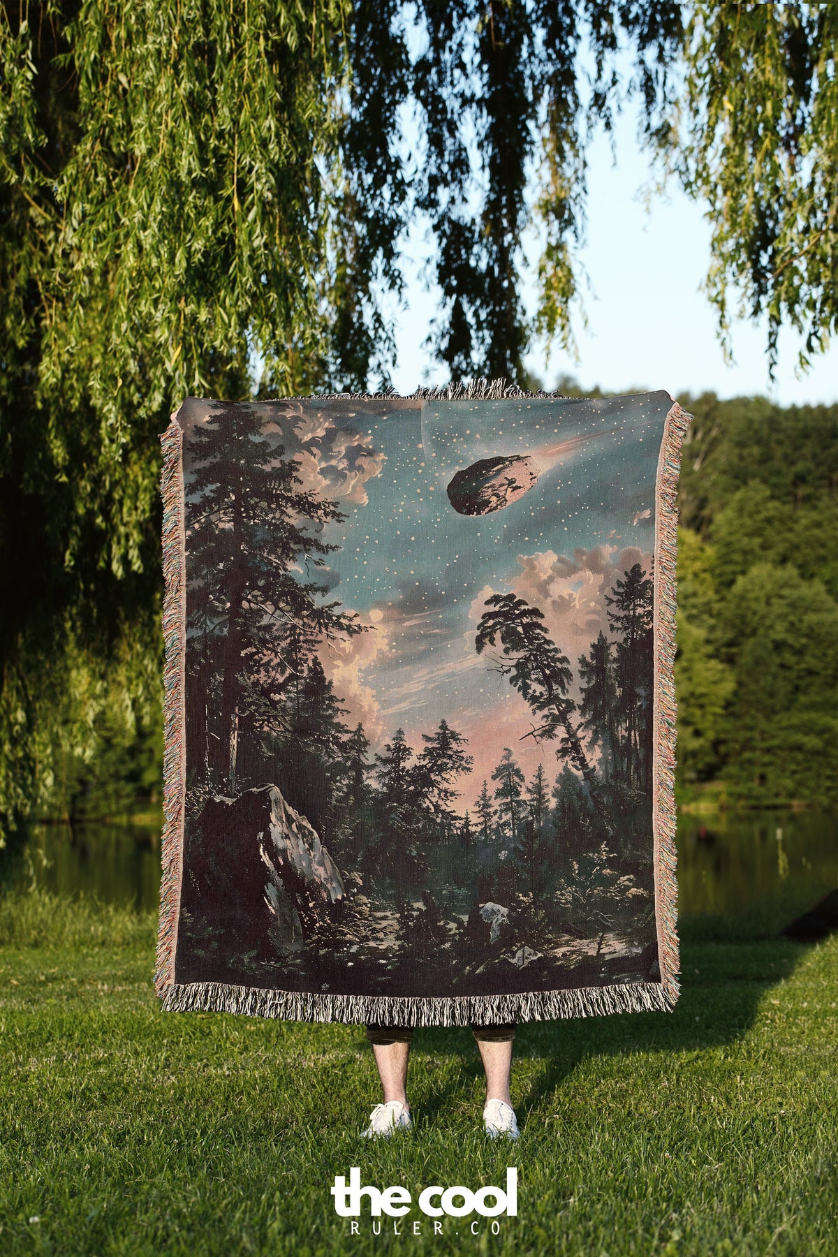 Meteor Shower Throw Blanket