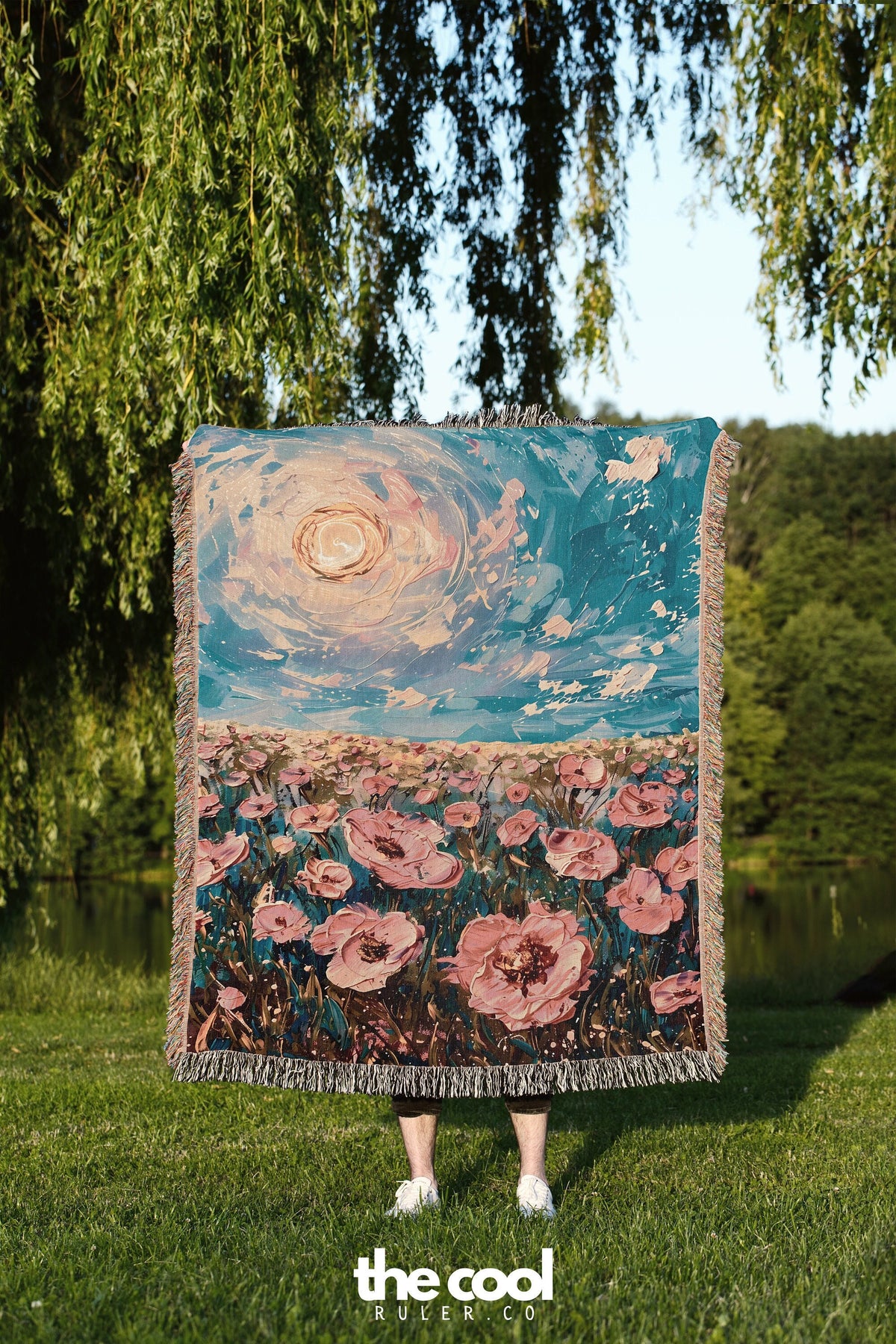 Floral Summer Throw Blanket