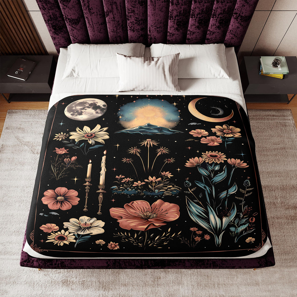 Mystical Moon  Blanket