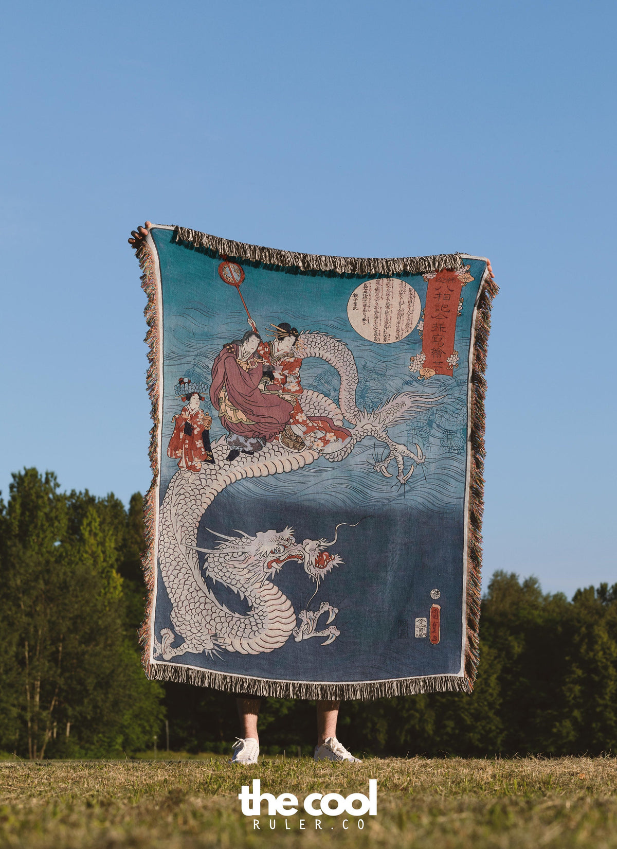 Japanese Dragon Blanket