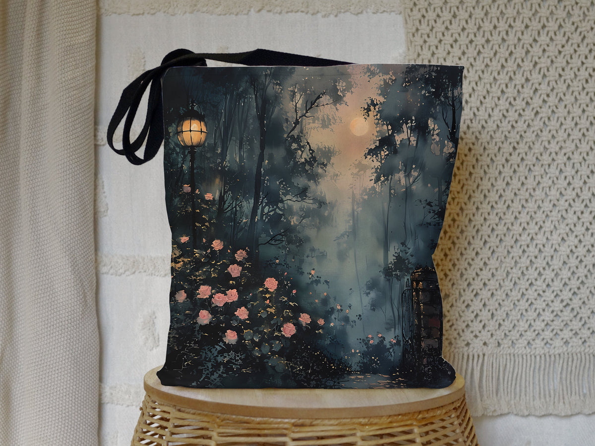 Floral Oil Painting Tote Bag