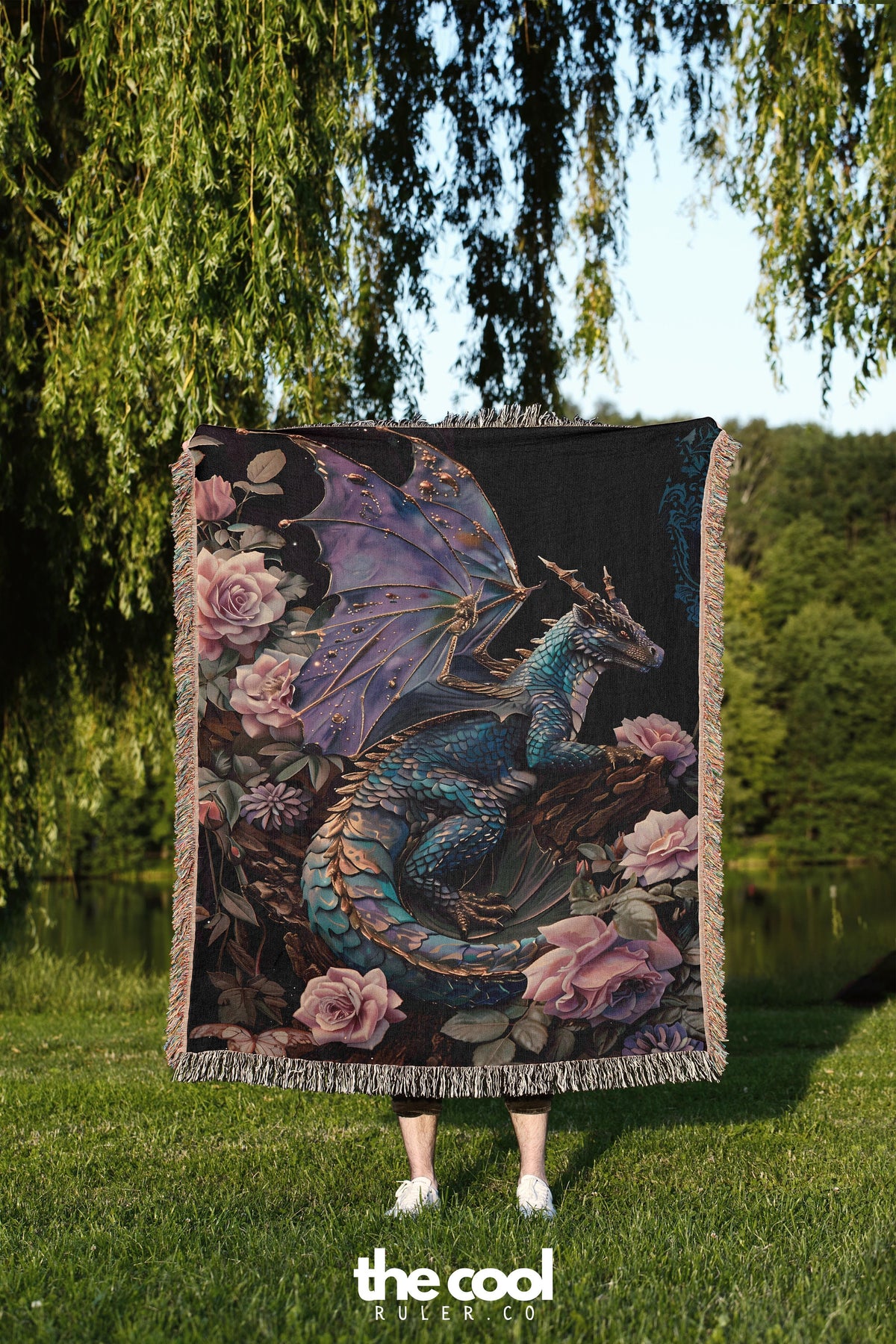 Botanical Dragon Blanket