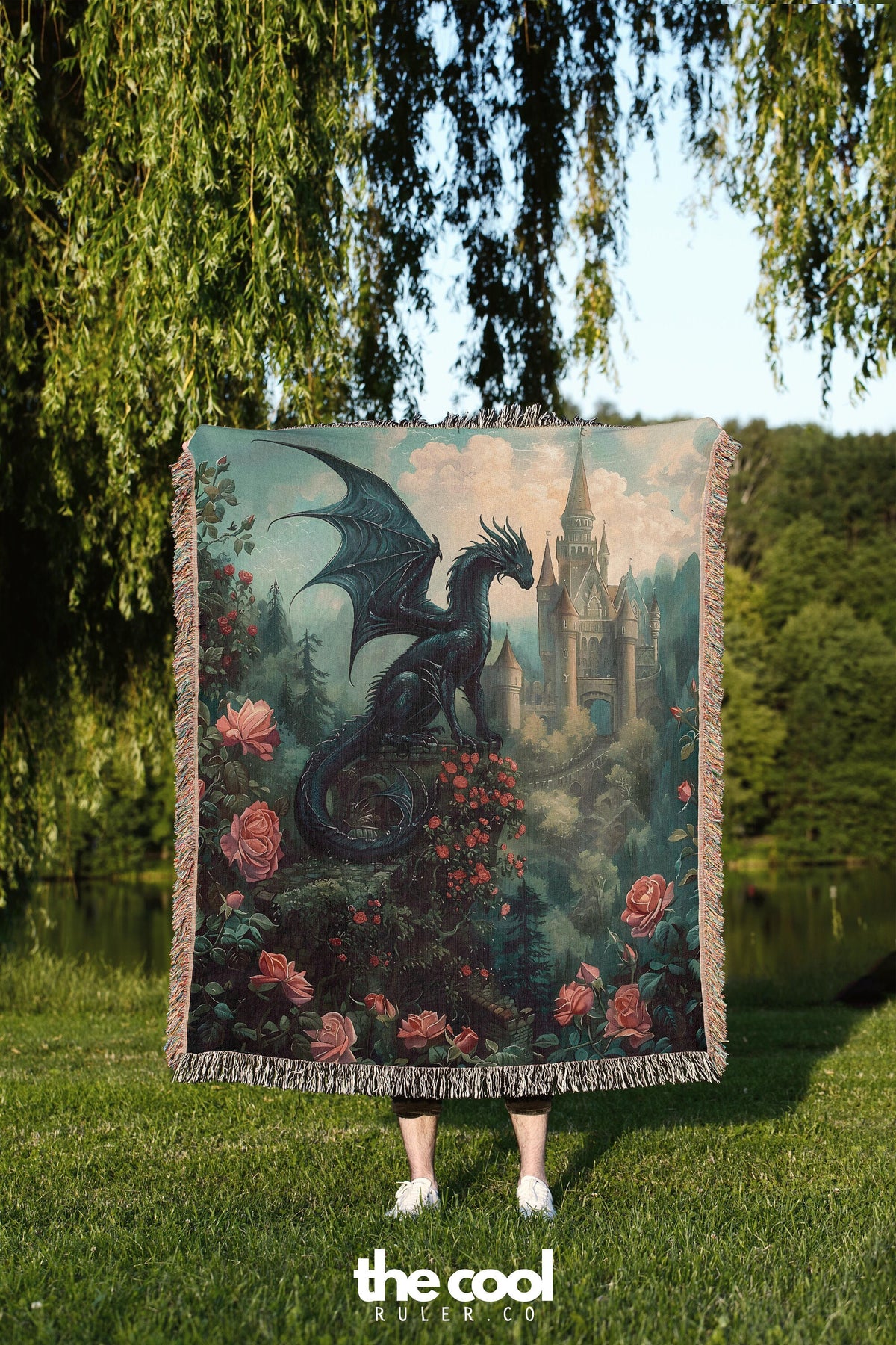 Victorian Dragon Blanket