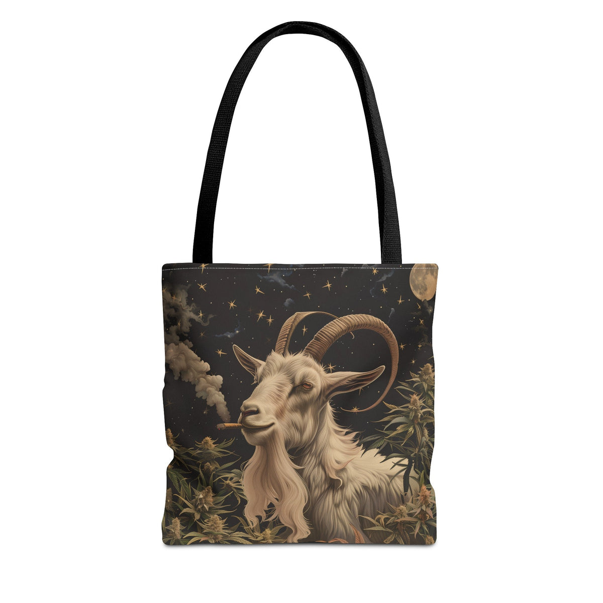 Cannabis Goat Tote Bag