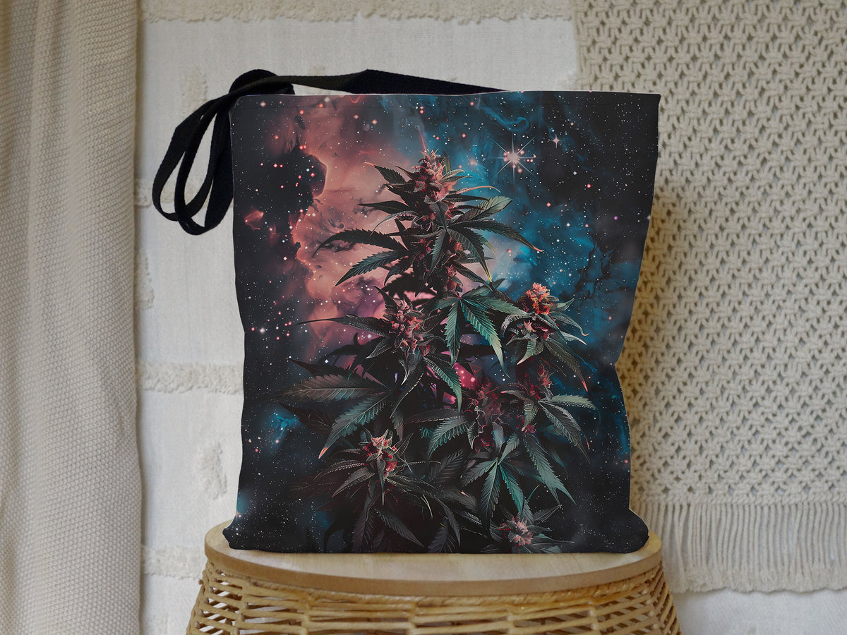 Cosmic Cannabis Tote Bag