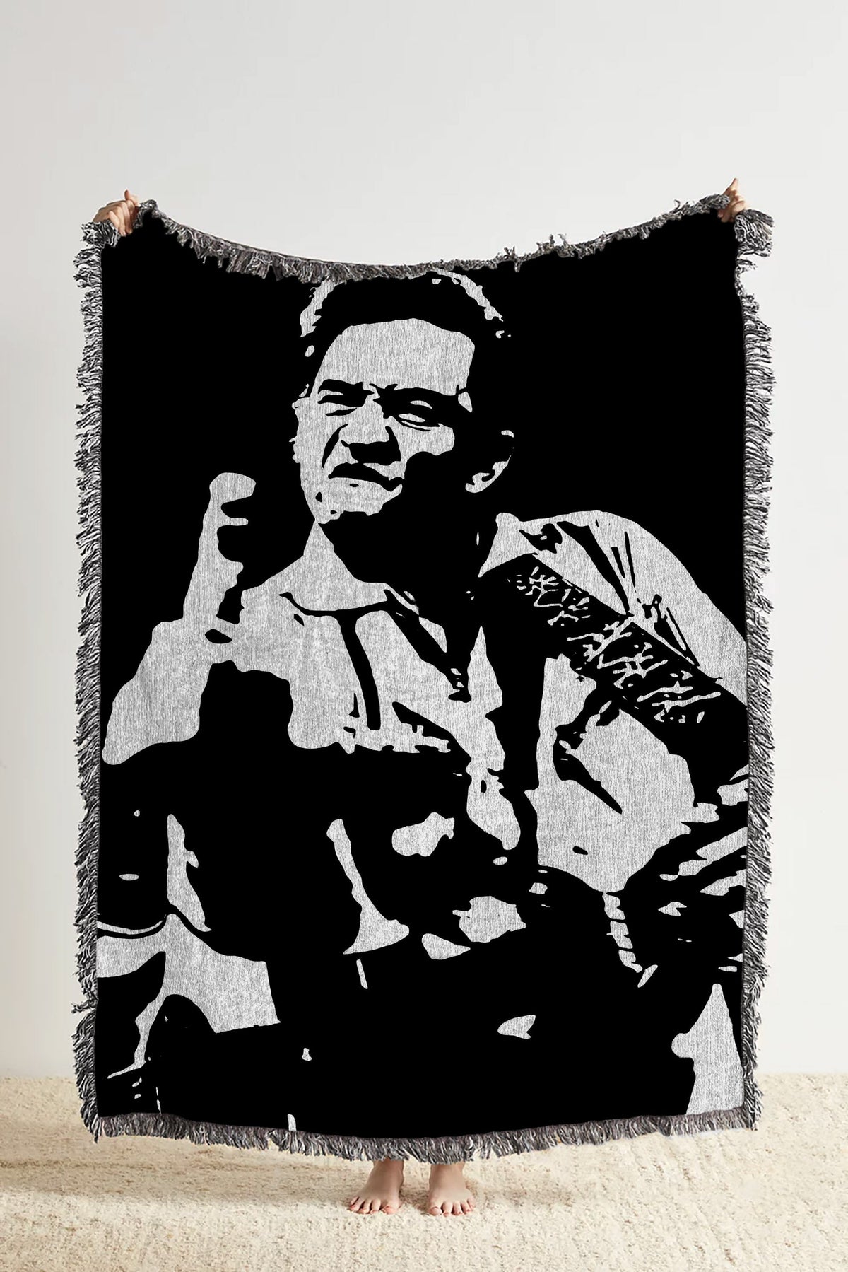 Johnny Cash  Throw Blanket