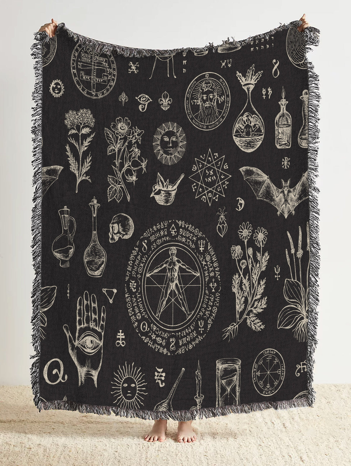 Healing Alchemy  Throw Blanket