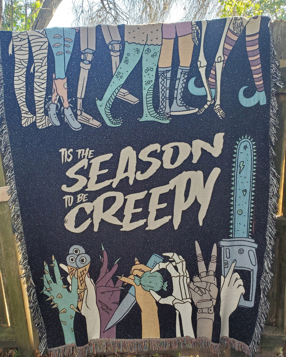 Spooky Season Throw Blanket