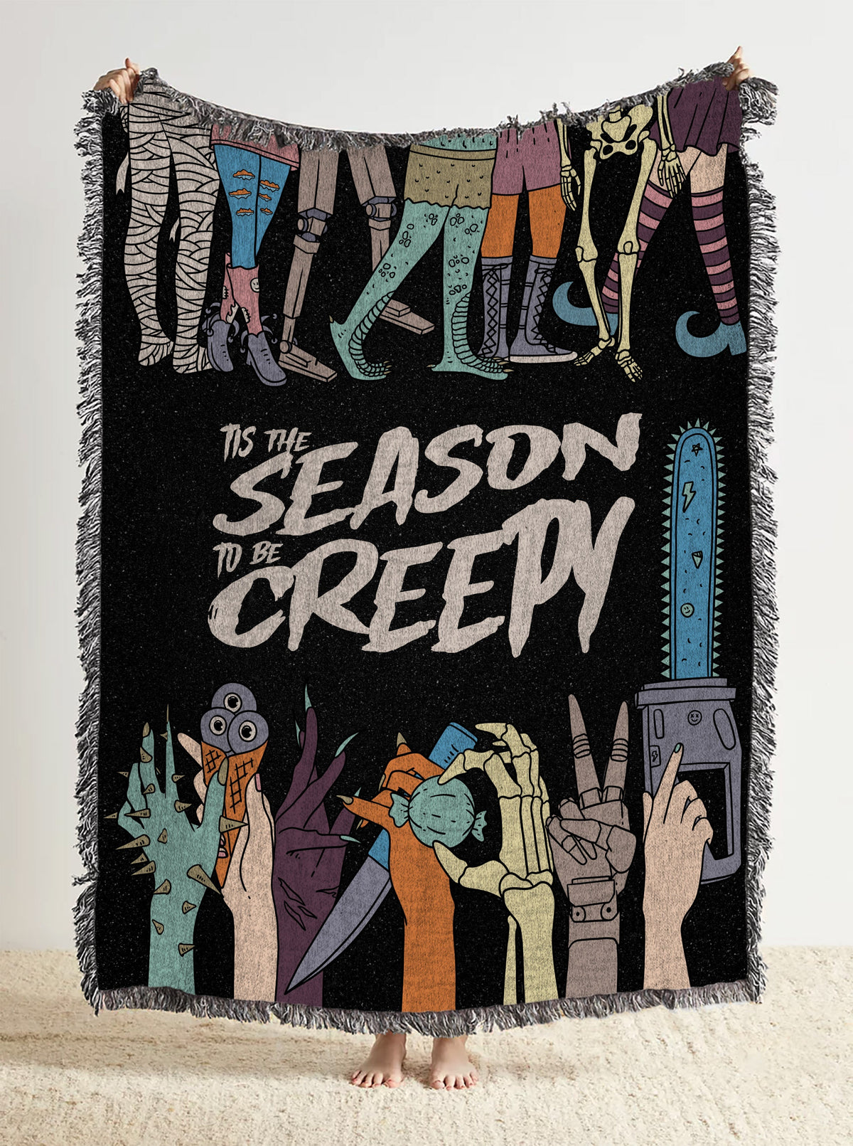 Spooky Season Throw Blanket