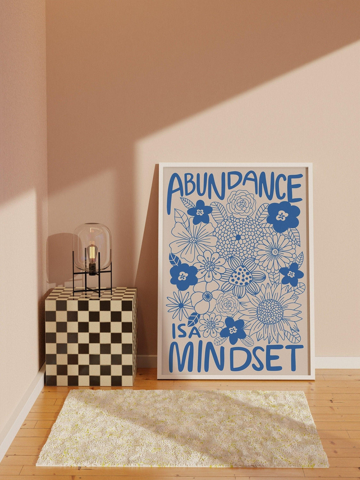 Abundance is a Mindset Vertical Poster - TheCoolRuler
