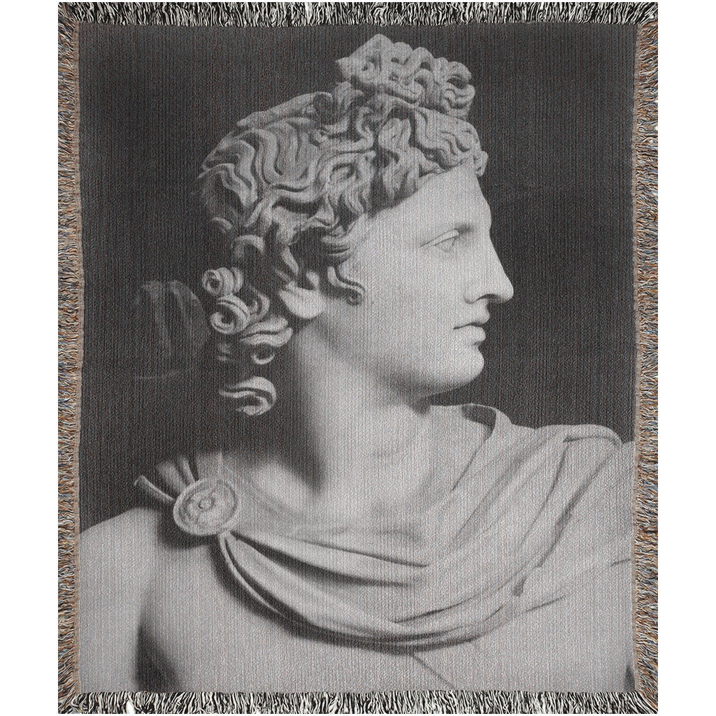 Apollo Statue  Throw Blanket