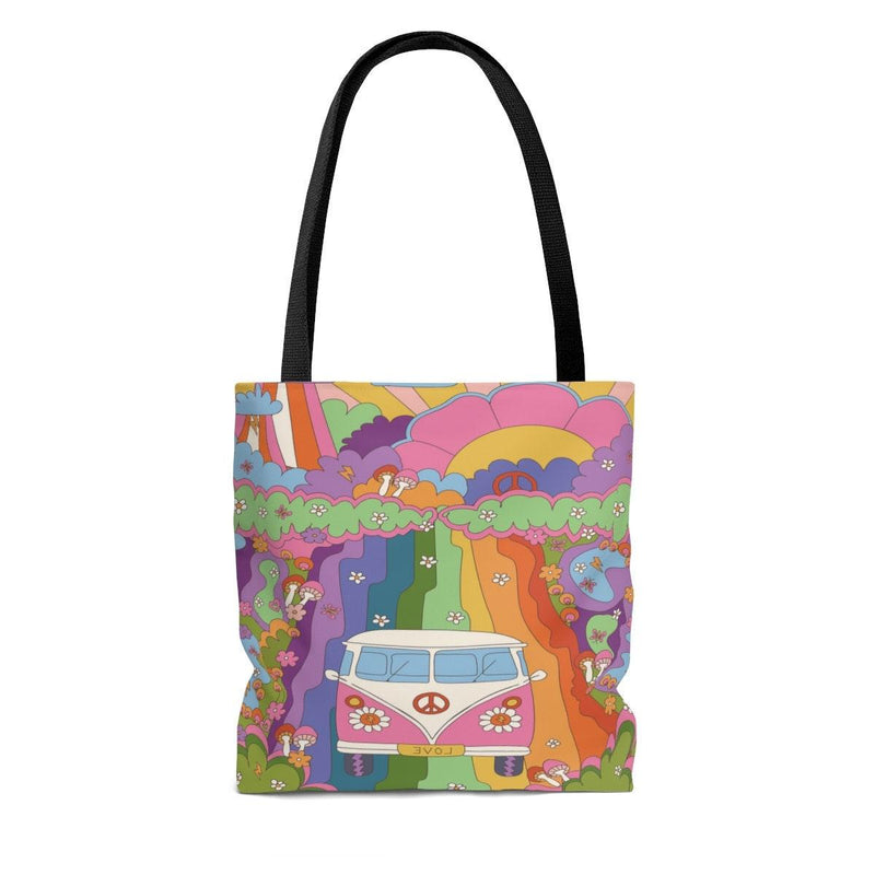 Trippy Hippie Van Tote Bag - TheCoolRuler