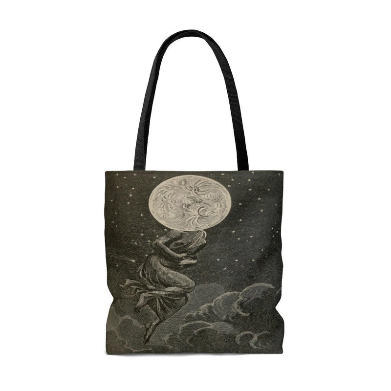 1870, Moon Goddess Vintage Tote Bag - TheCoolRuler