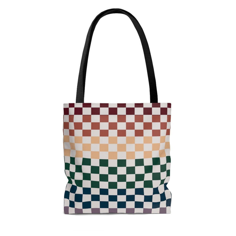 Rainbow Checkered Tote Bag - TheCoolRuler