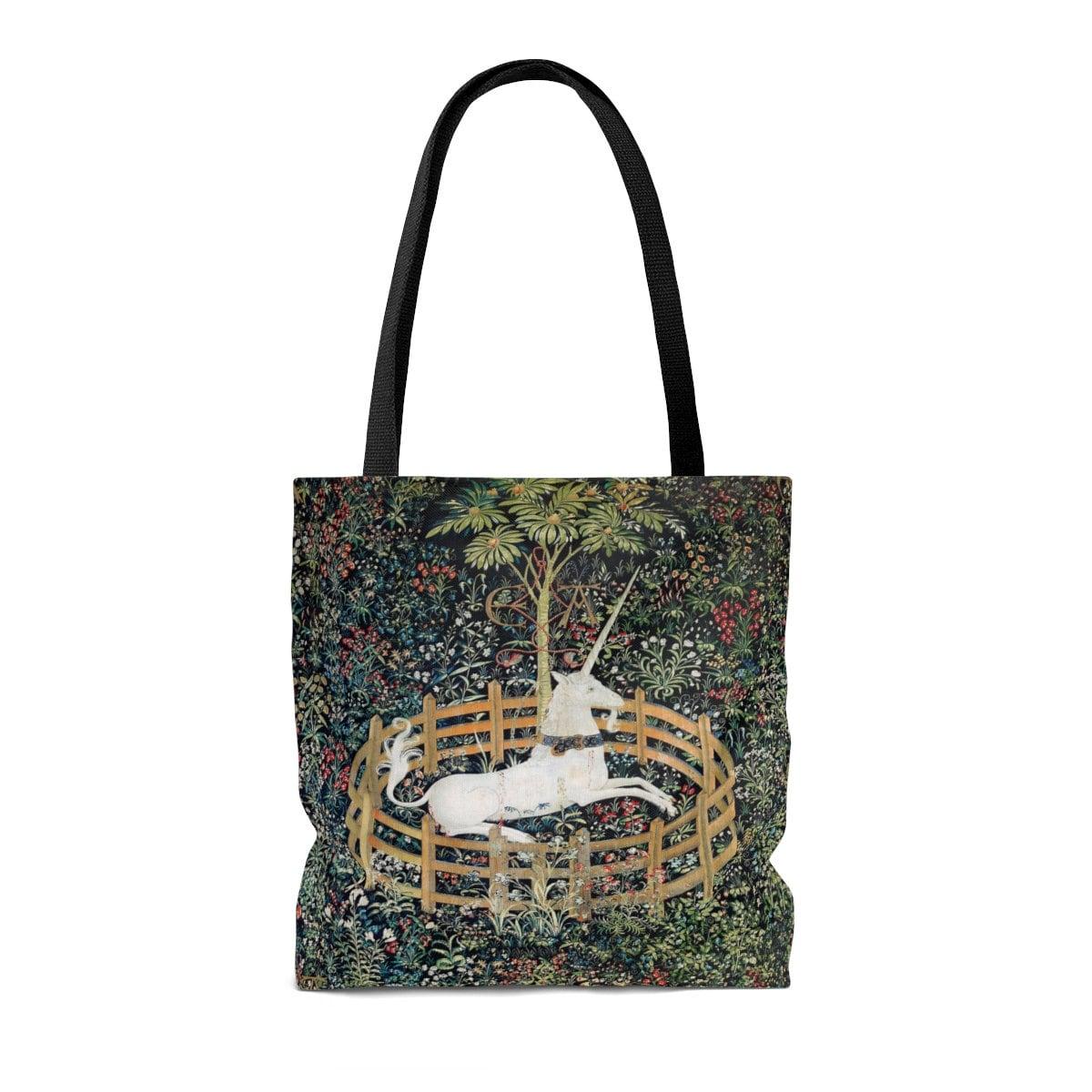 Captive Unicorn Print Vintage Art Tote Bag - TheCoolRuler