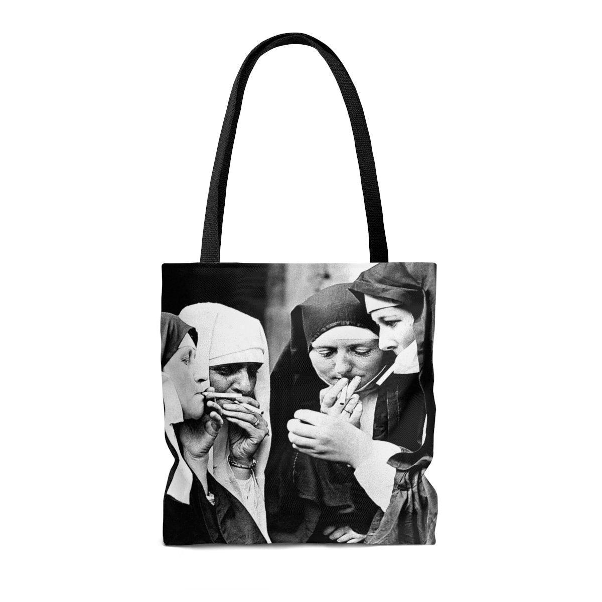 Nuns Smoking Tote Bag - TheCoolRuler