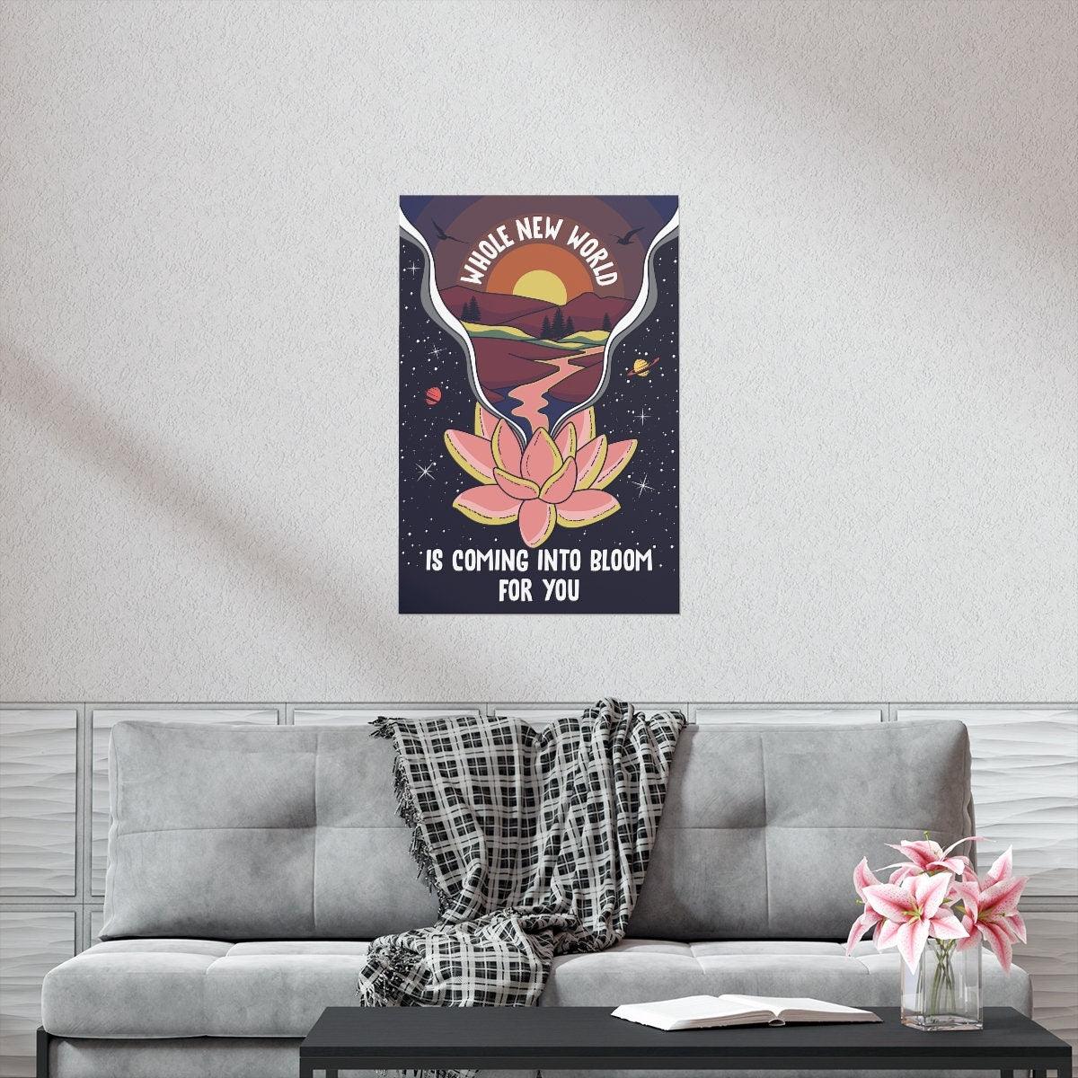 Coming into Bloom Vertical Poster - TheCoolRuler