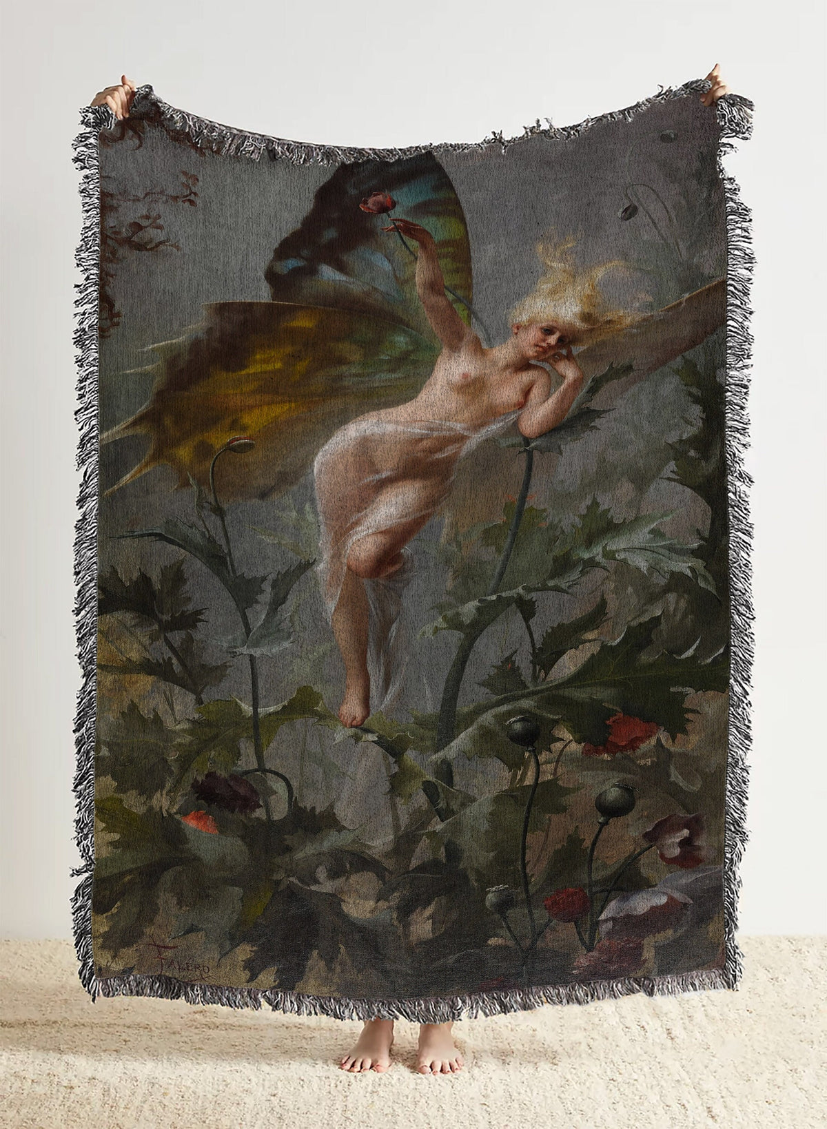 Nude Fairy (1888)  Throw Blanket