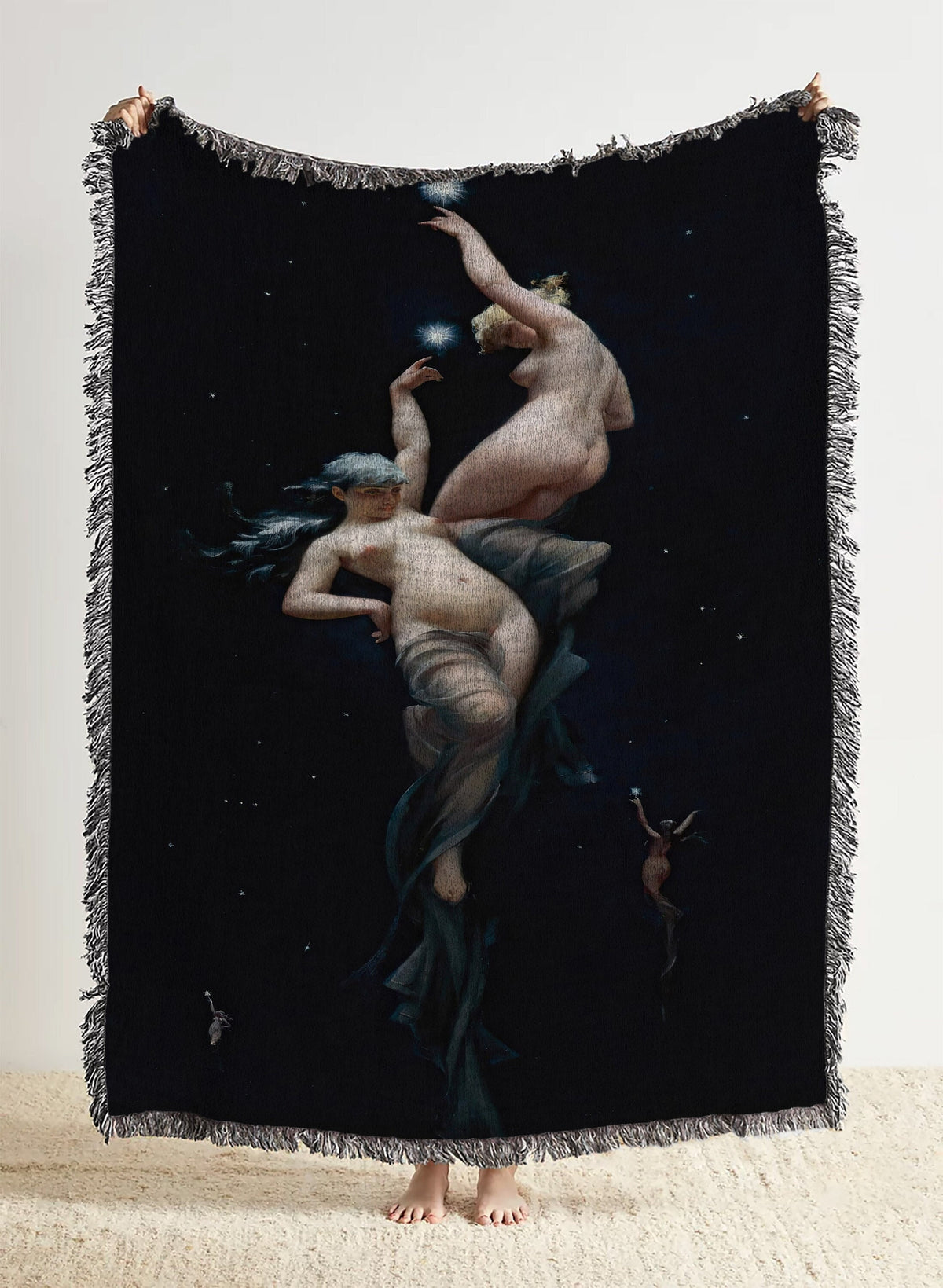 Moonlit Ladies (1888)  Throw Blanket