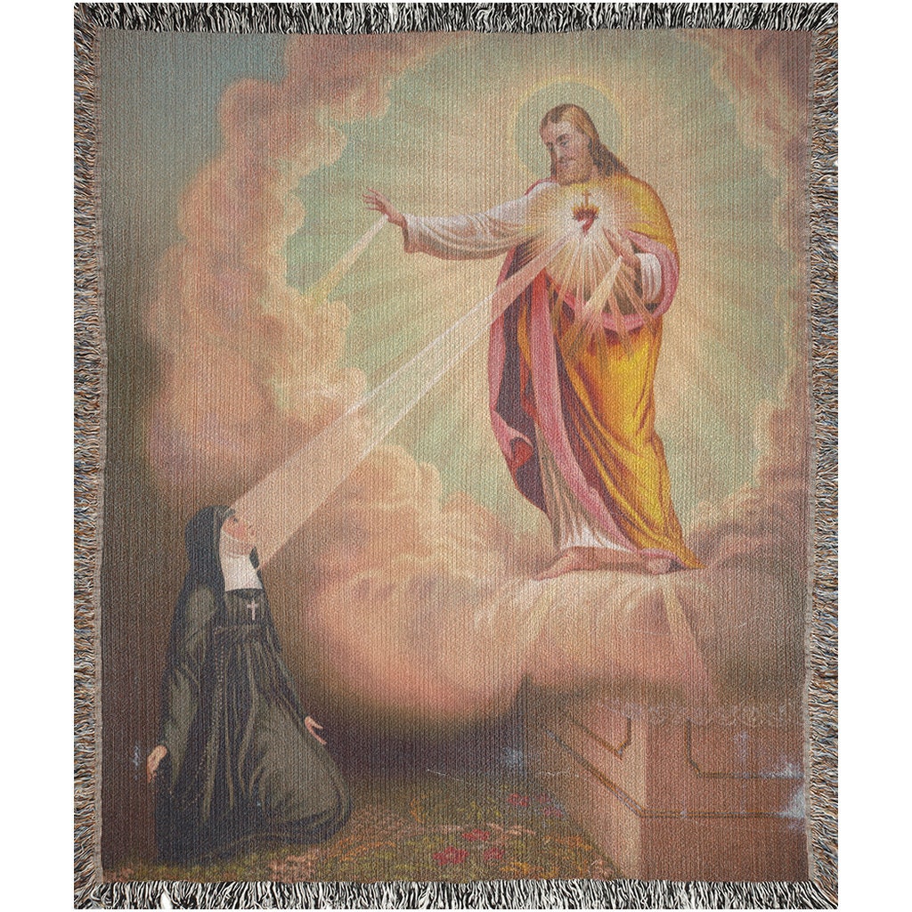 Jesus and Nun (1883)  Throw Blanket