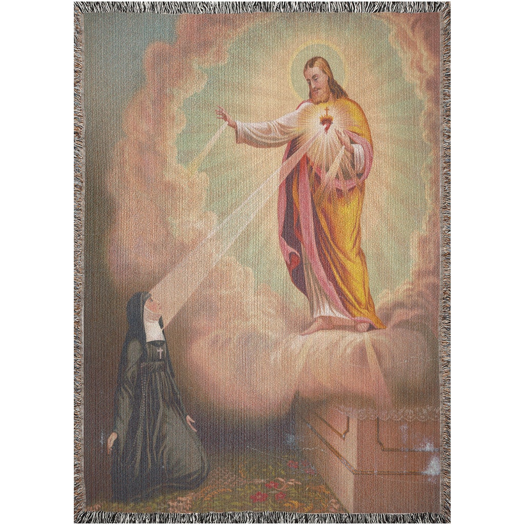 Jesus and Nun (1883)  Throw Blanket