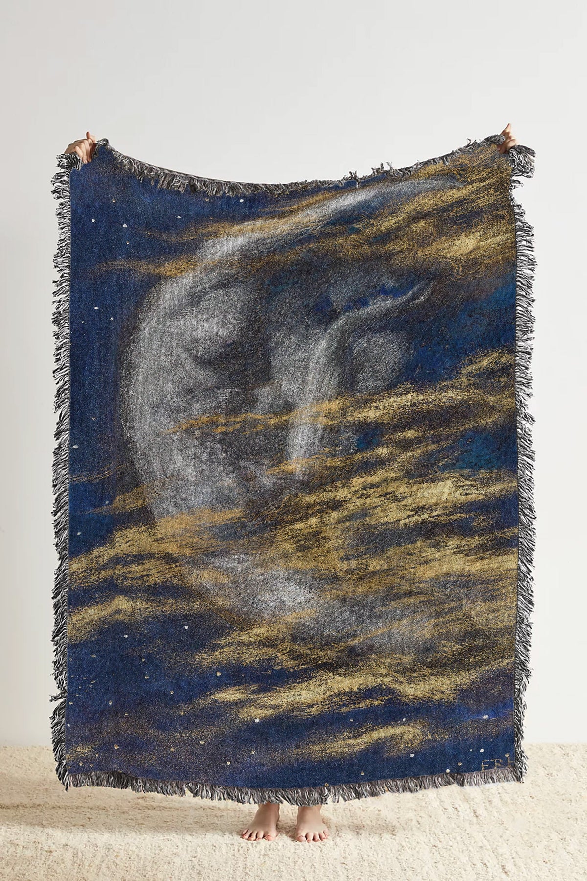 Weary Moon (1914)  Throw Blanket