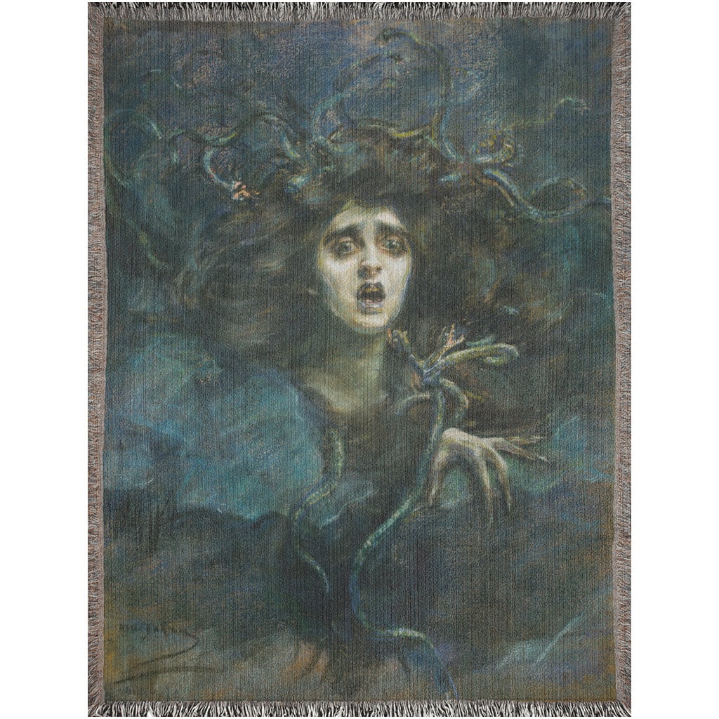 Medusa (1892) Throw Blanket