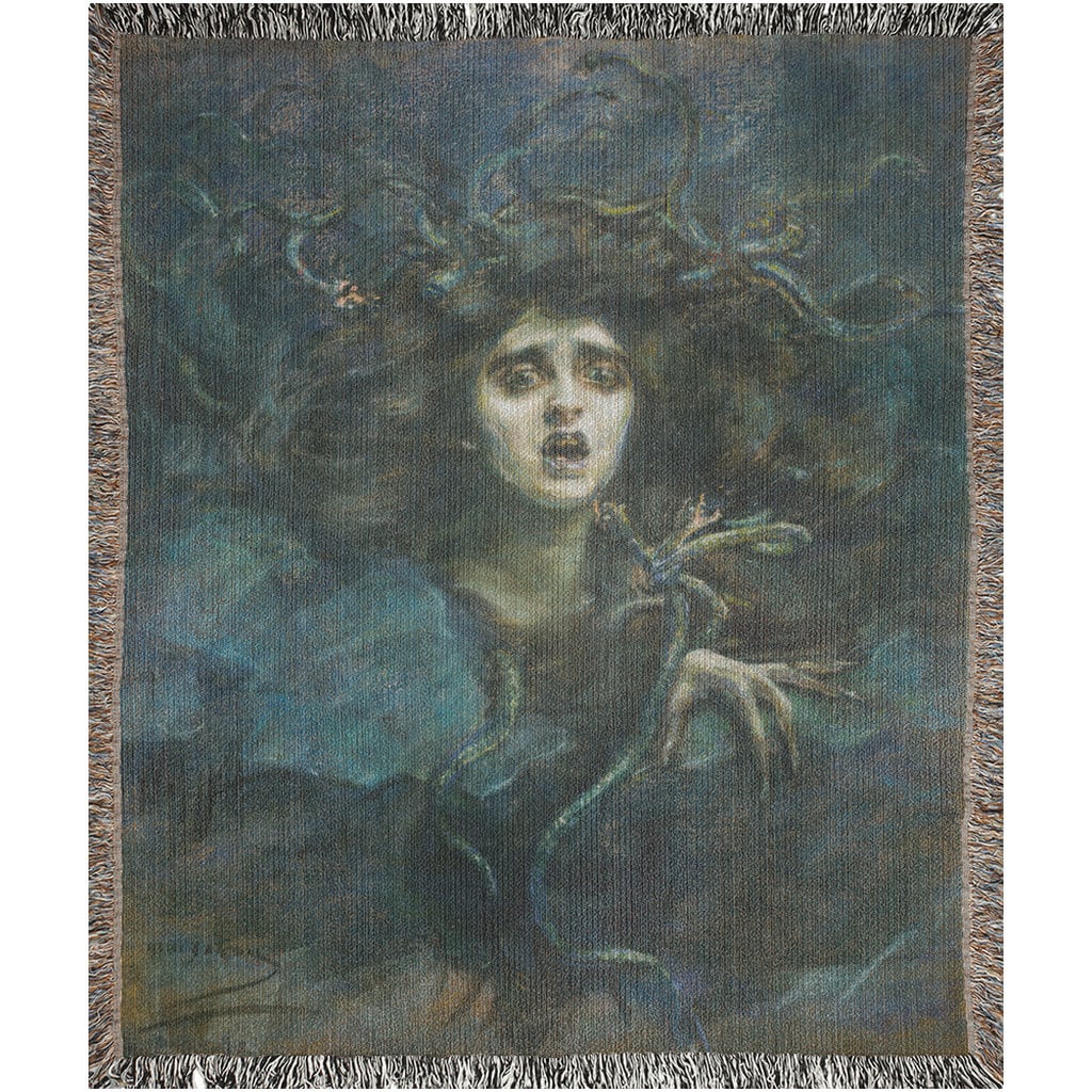 Medusa (1892) Throw Blanket