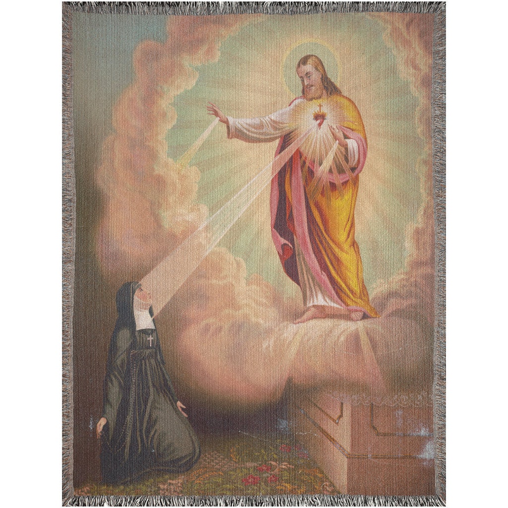 Jesus and Nun (1883)  Throw Blanket