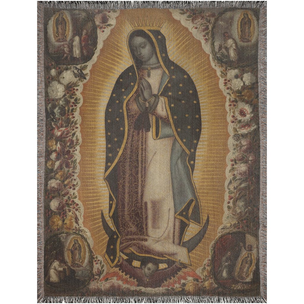 Virgin of Guadalupe (1691)  Throw Blanket