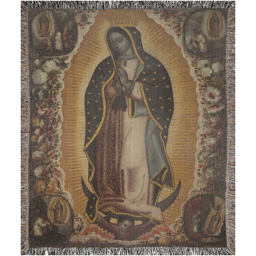 Virgin of Guadalupe (1691)  Throw Blanket