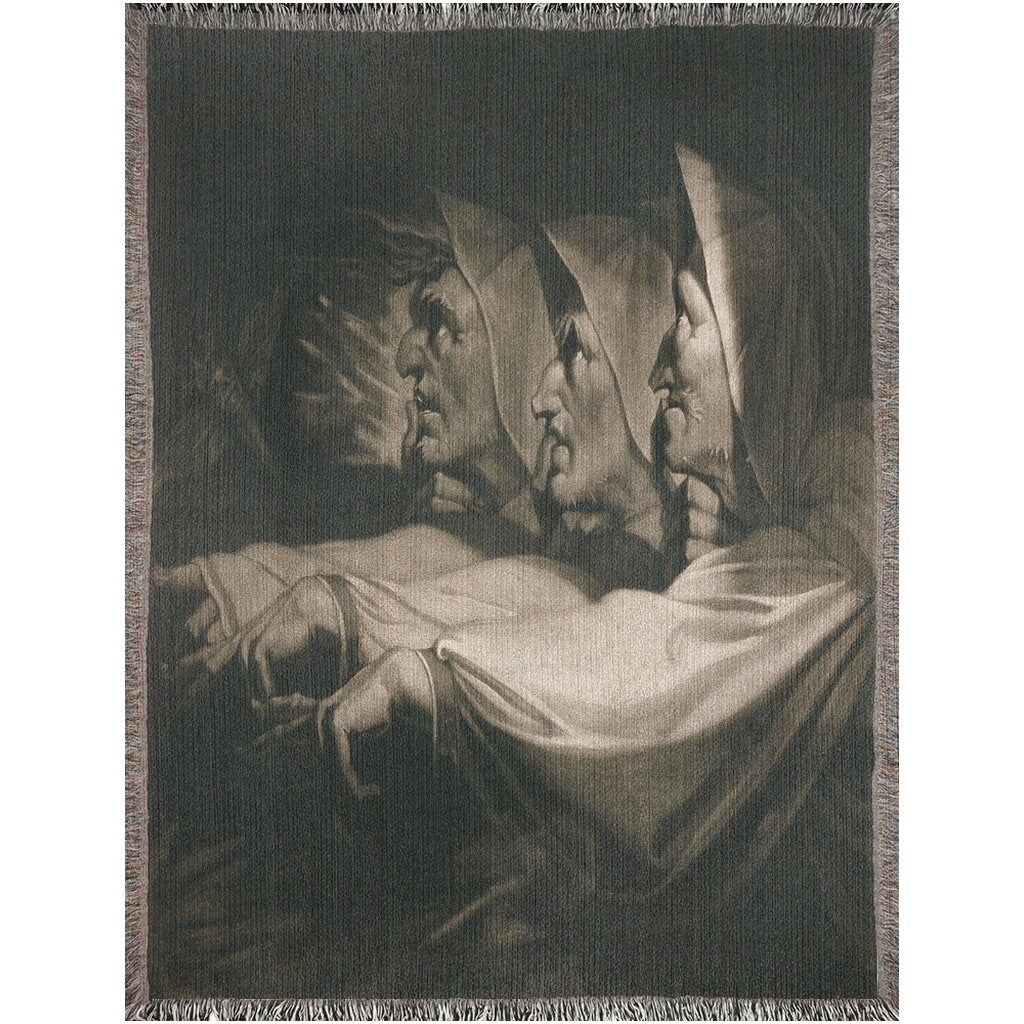 Macbeth Three Witches Throw Blanket