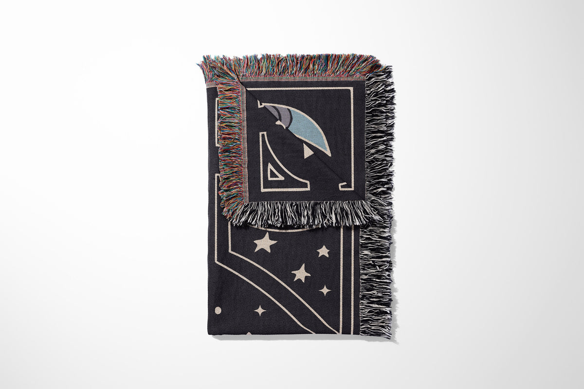 Capricorn Zodiac Throw Blanket