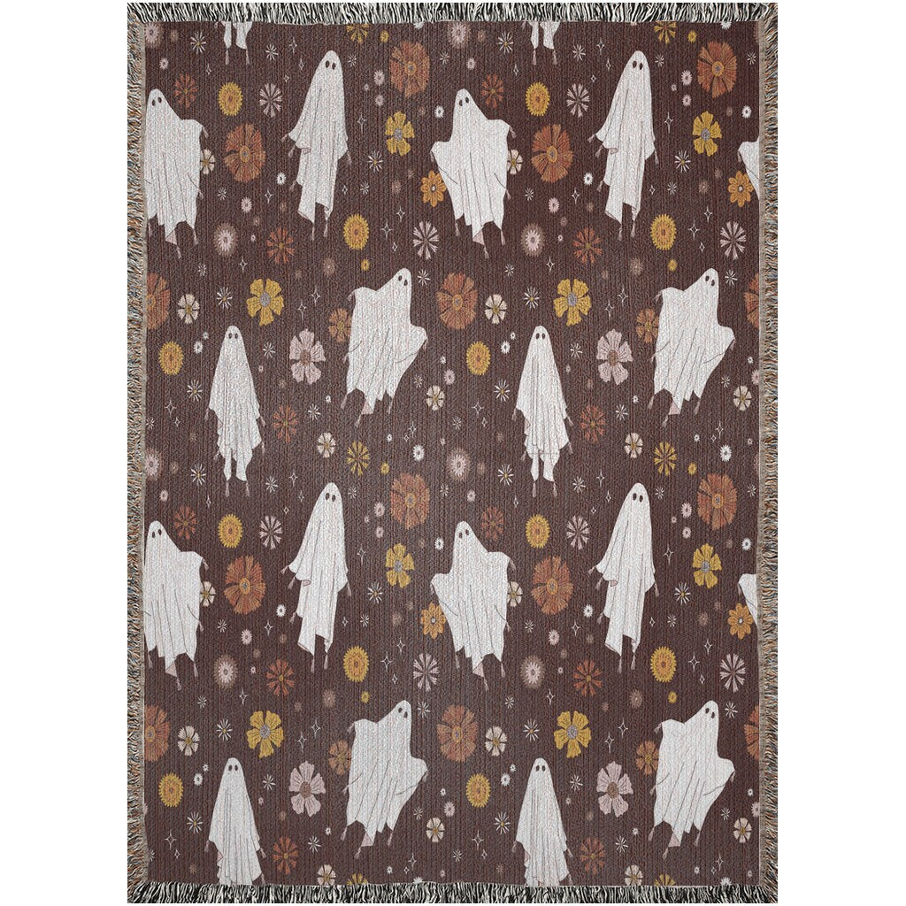 Groovy Ghost Throw Blanket