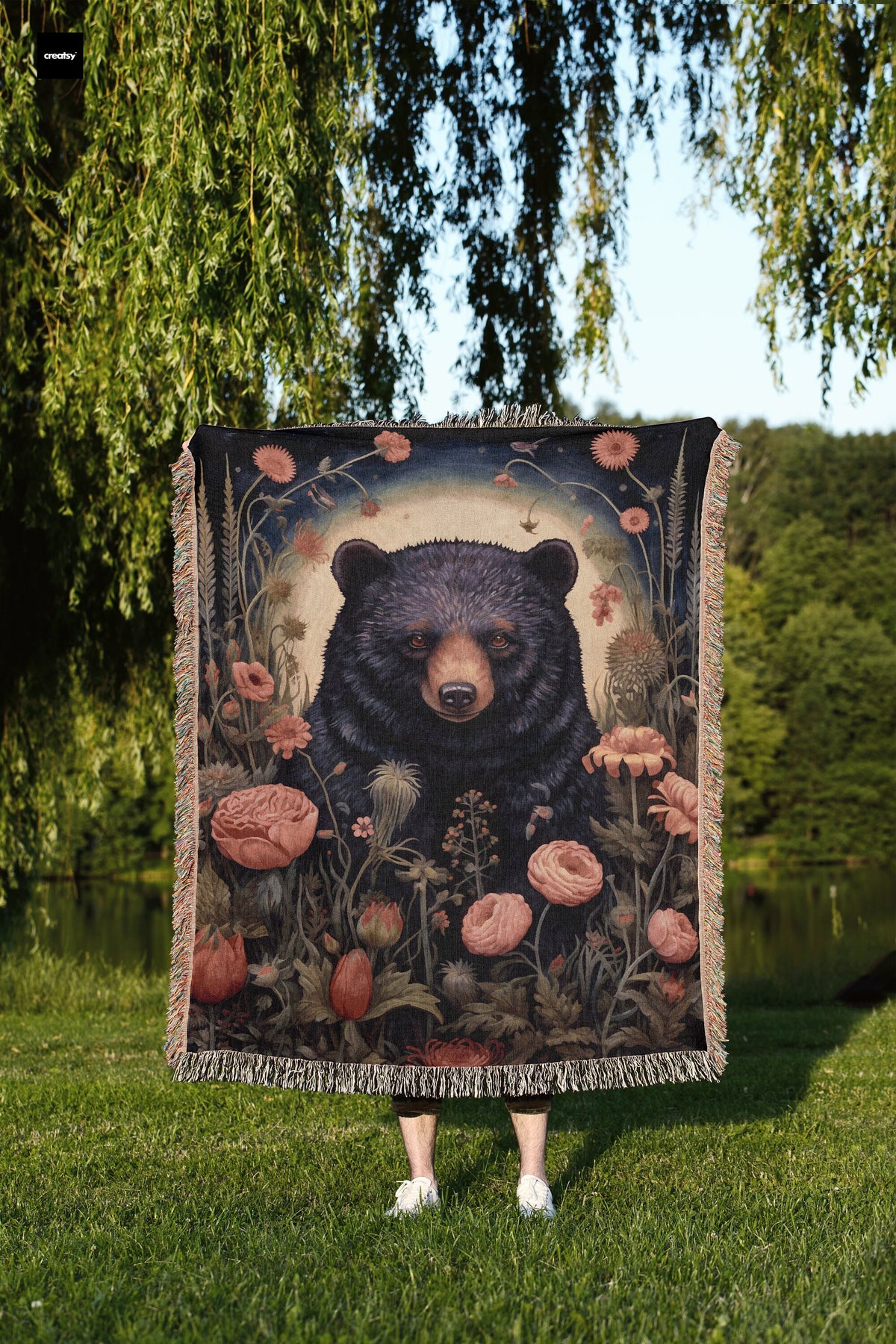 Enchanted Bear  Throw Blanket