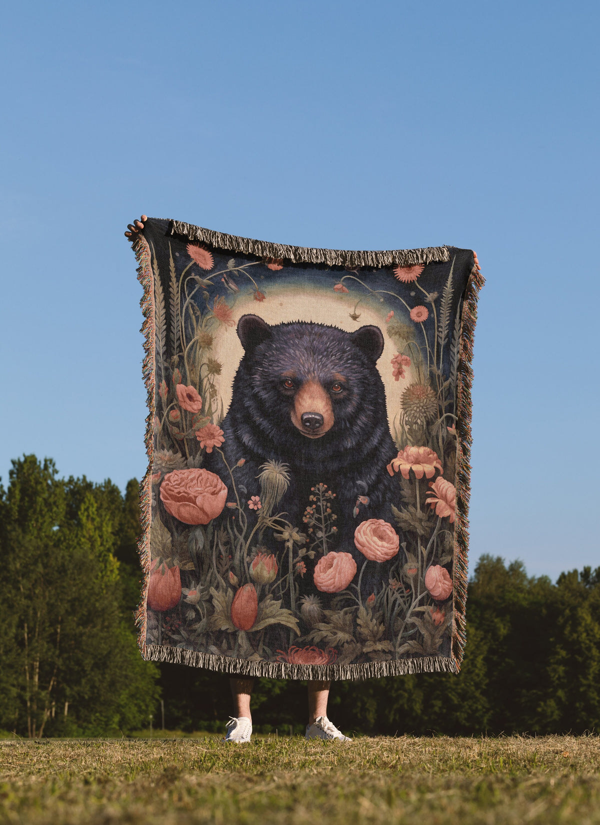 Enchanted Bear  Throw Blanket