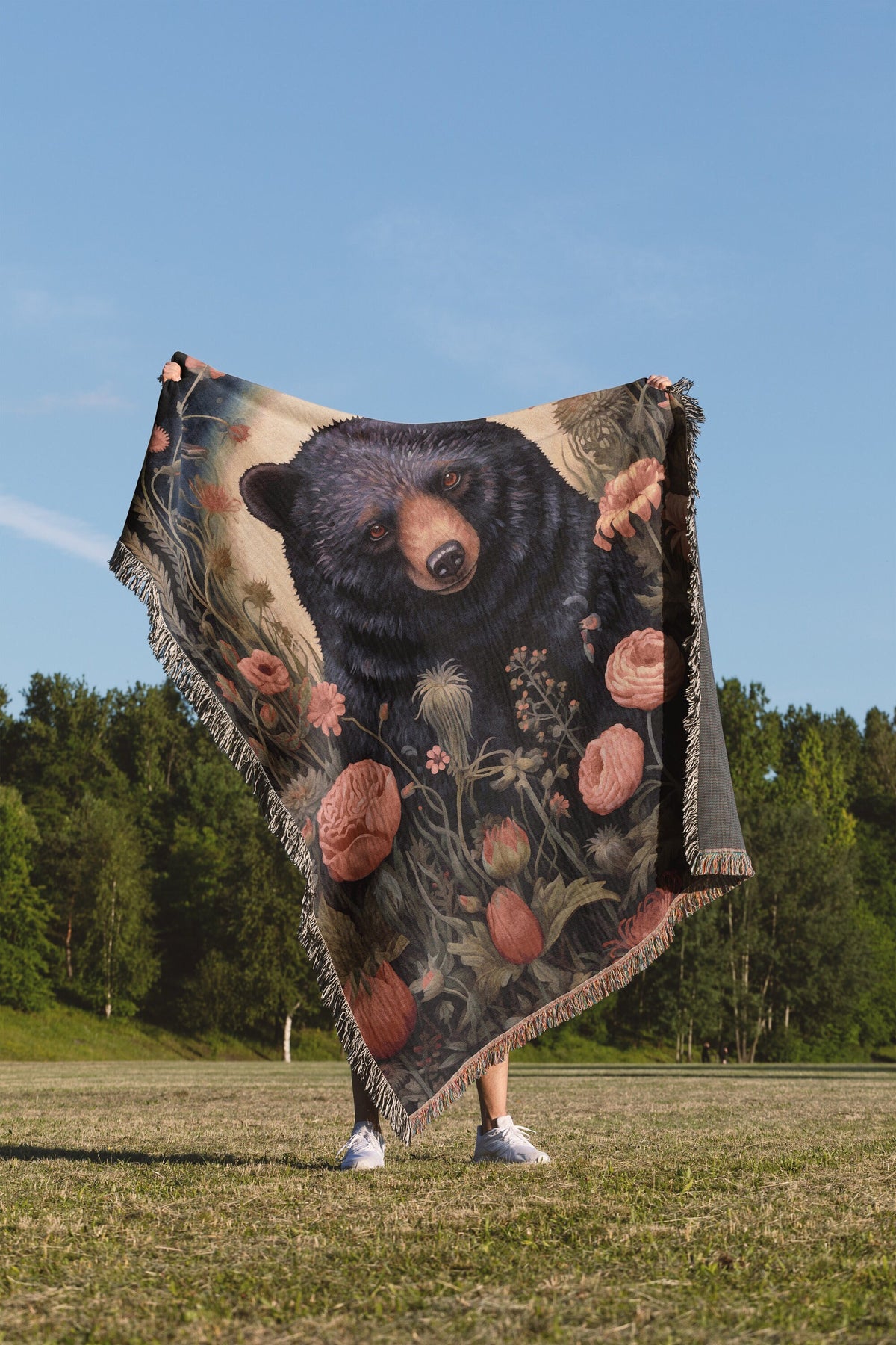 Enchanted Bear  Throw Blanket