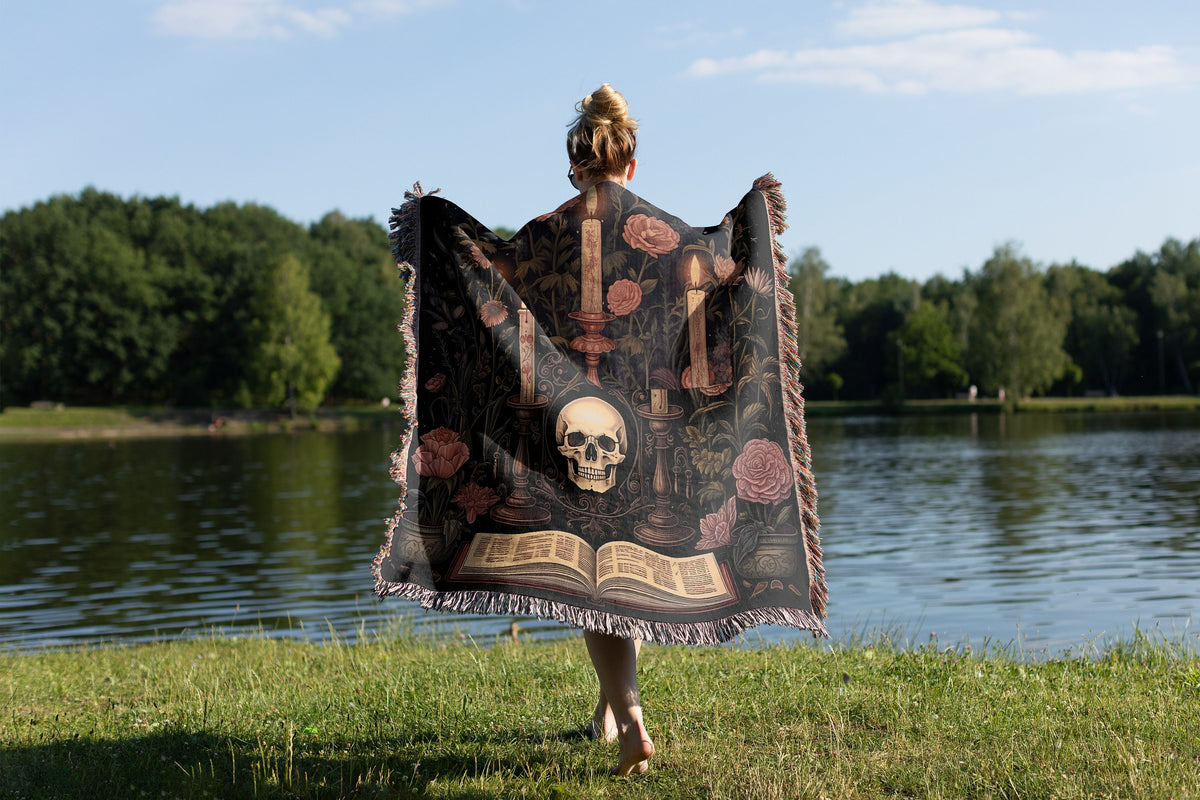 Gothic Serenity Throw Blanket