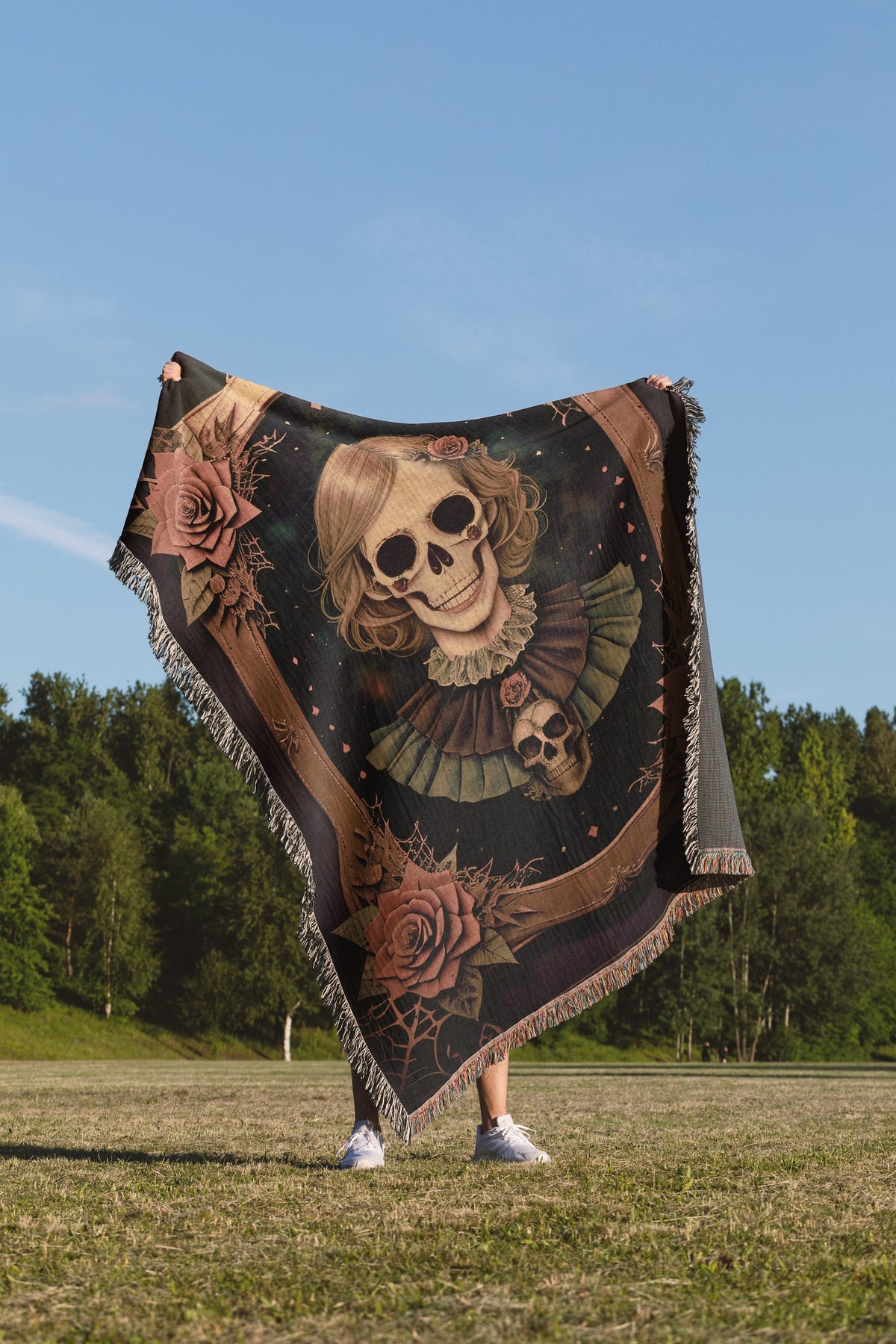 Dark Darling Throw Blanket